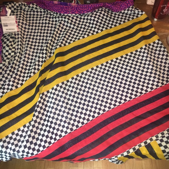 Darn Good Yarn Sari Wrap Skirt (new) - Picture 2 of 8